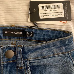 Pretty little things, Flared jeans, light wash, tight fit, high wasted